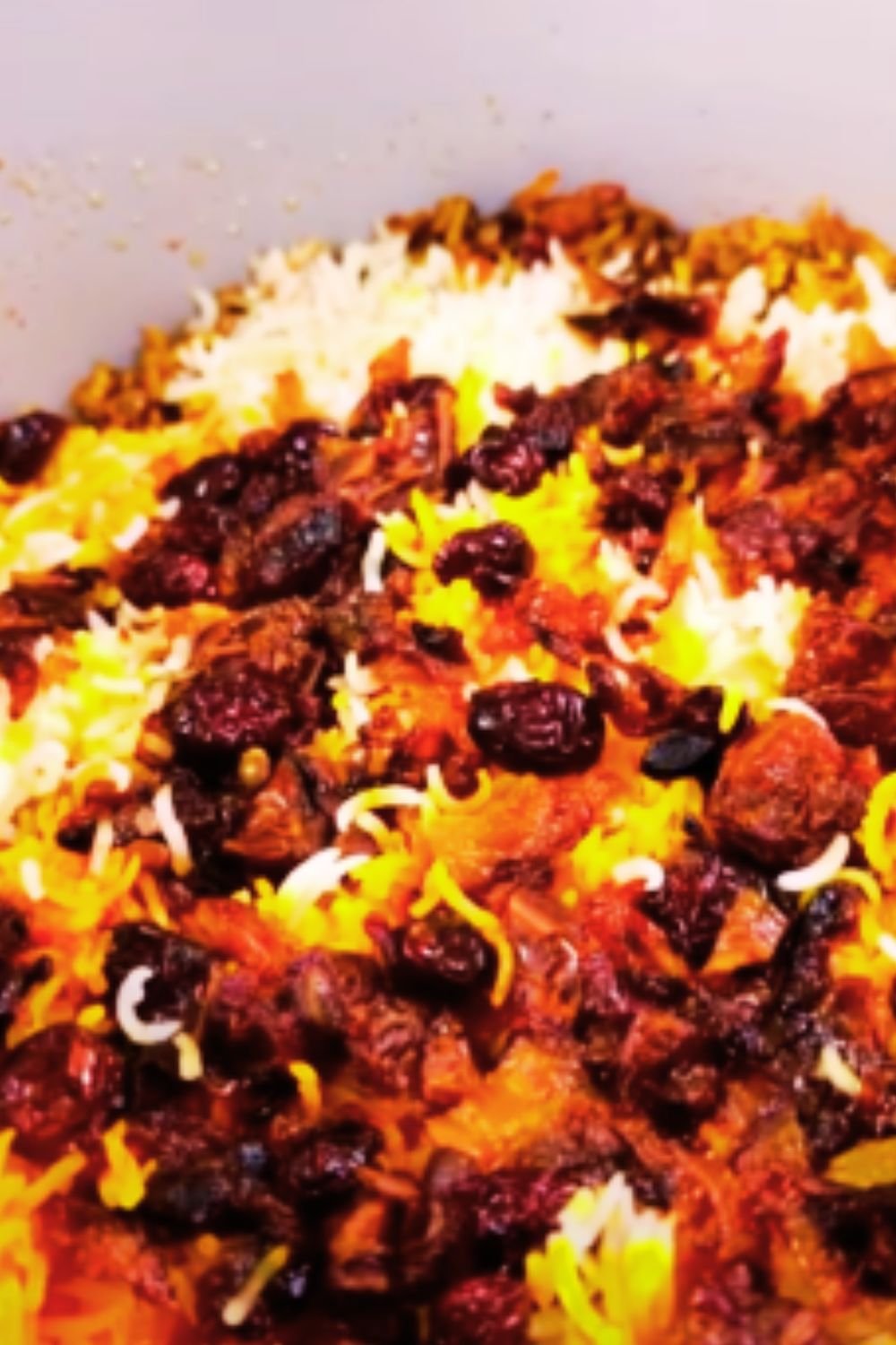 One Pot Simple Moroccan Saffron Rice Pilaf